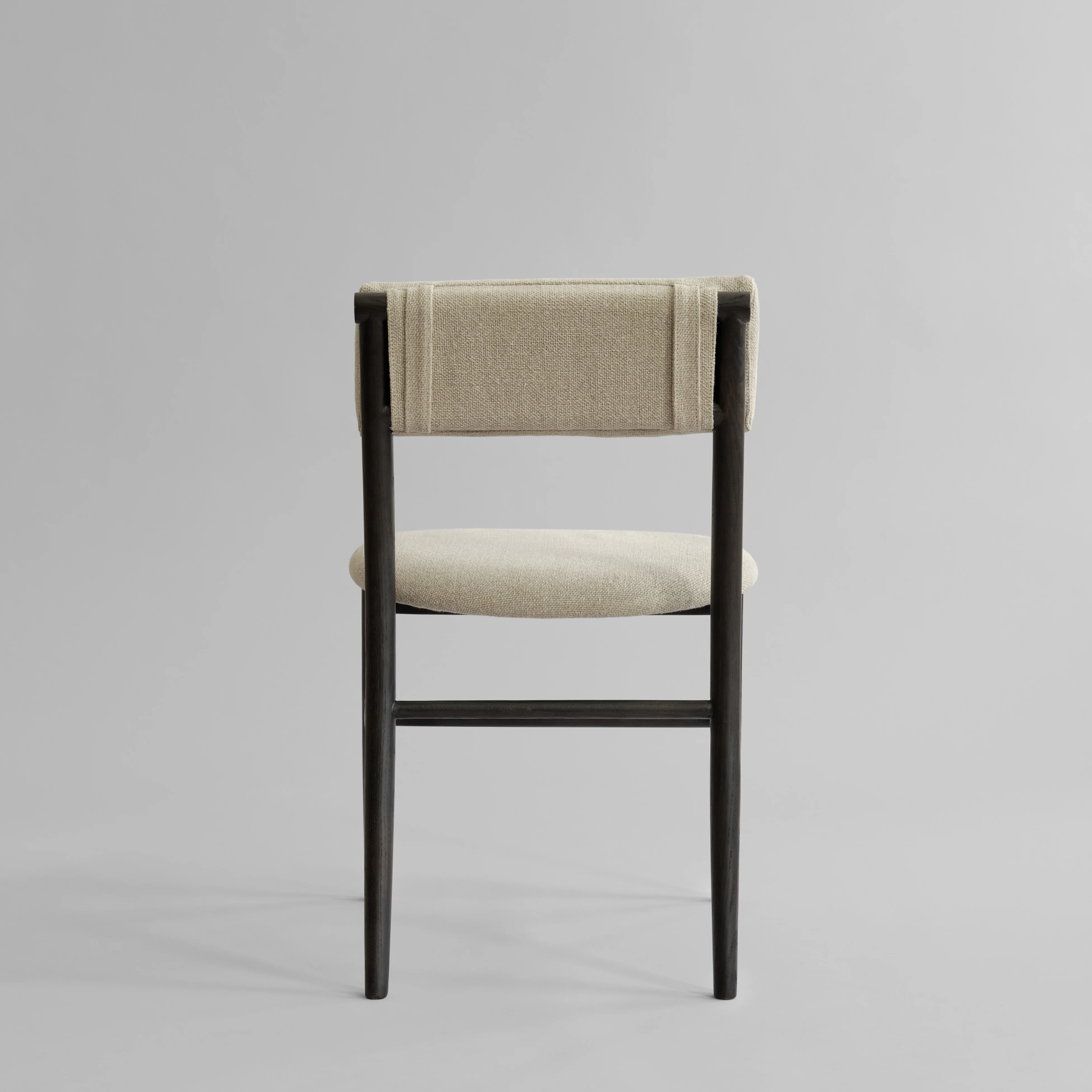 Nama Dining Chair, Coffee Black - Linen - Image 6