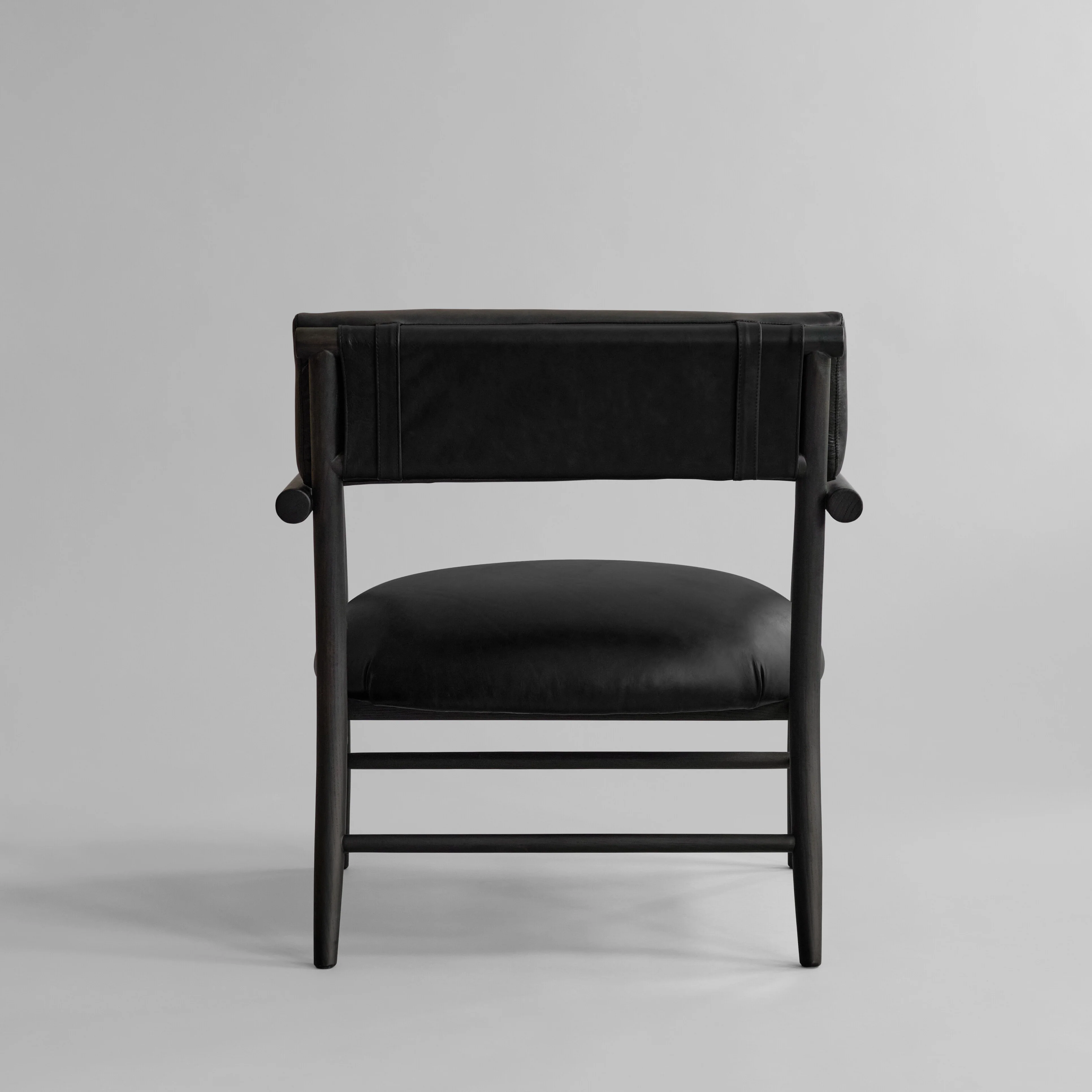 Nama Lounge Chair - Aniline leather black - Image 9