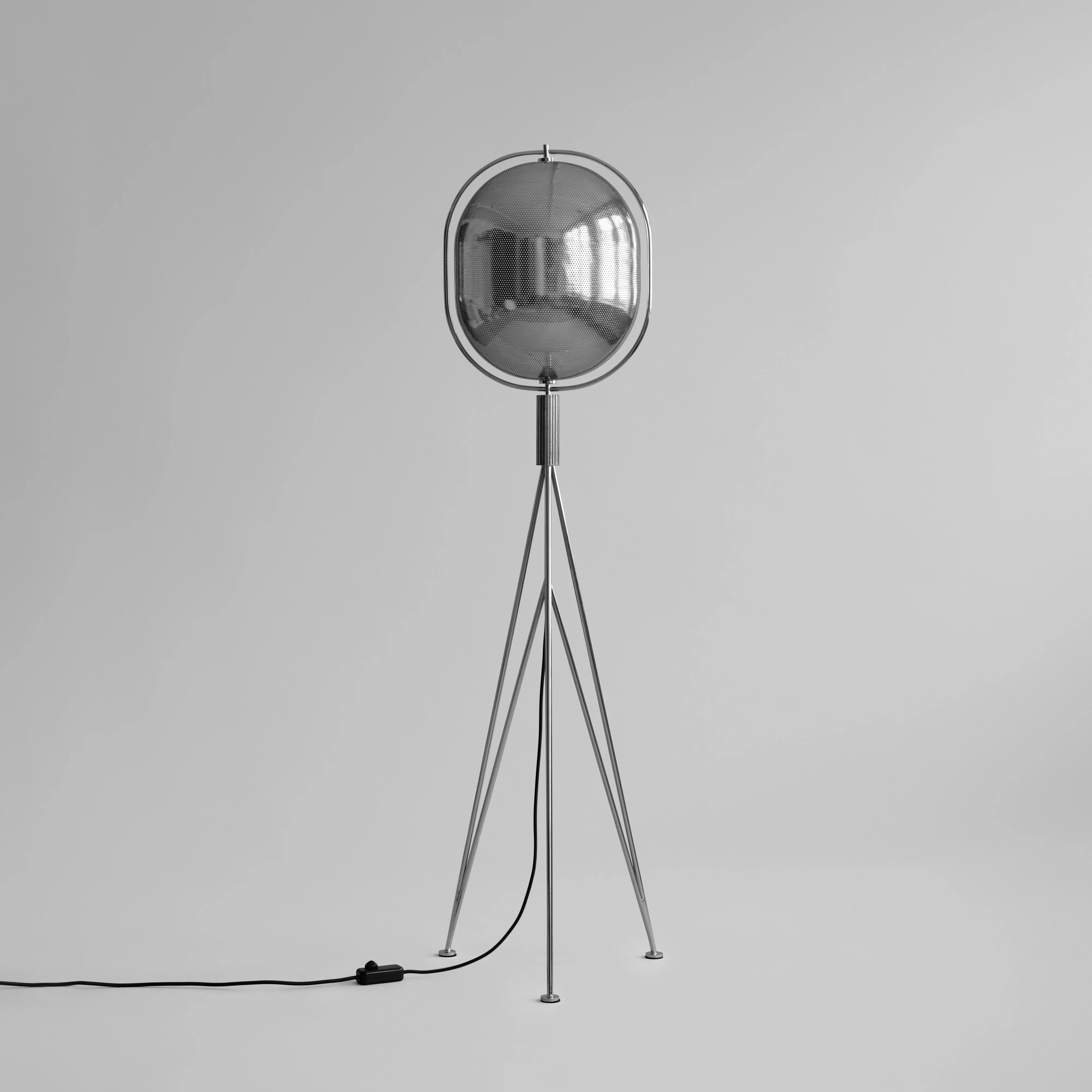 Pearl Floor Lamp - Chrome - Image 5