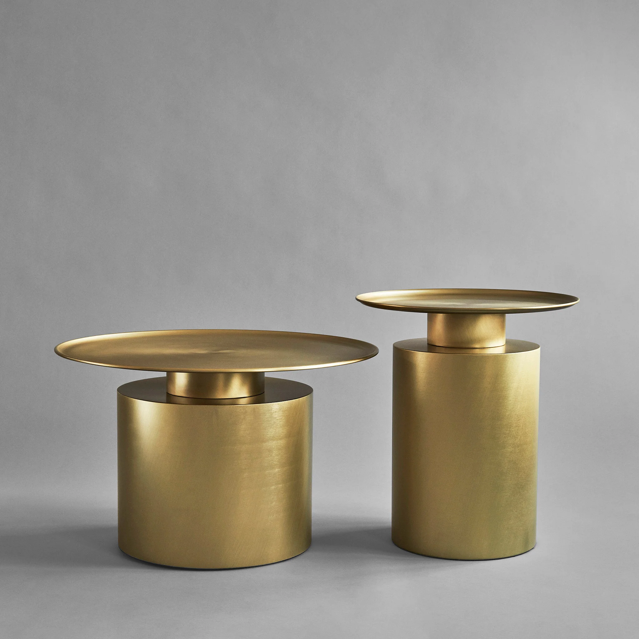 Pillar Table, Low - Brass - Image 4