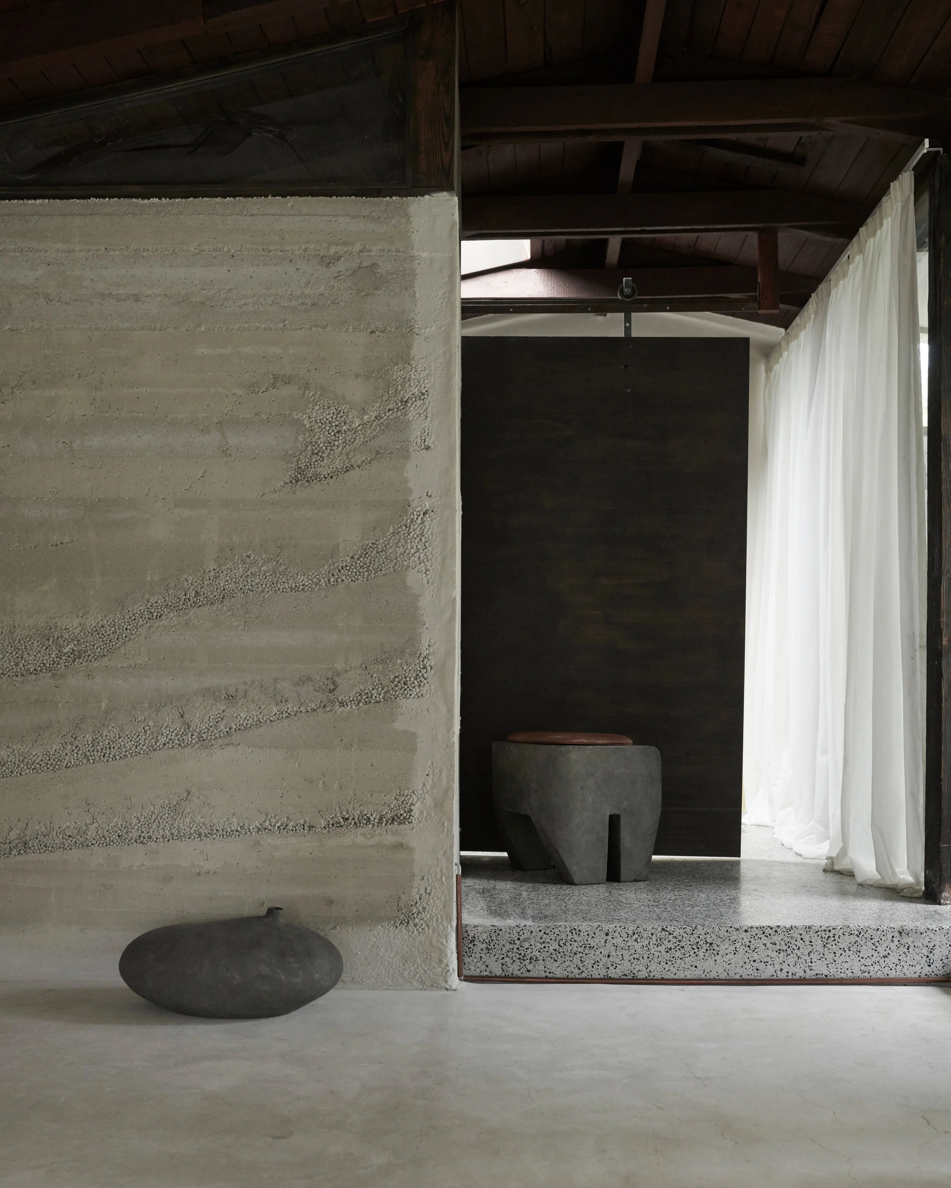Sculpt Stool Cushion - Leather - Image 2