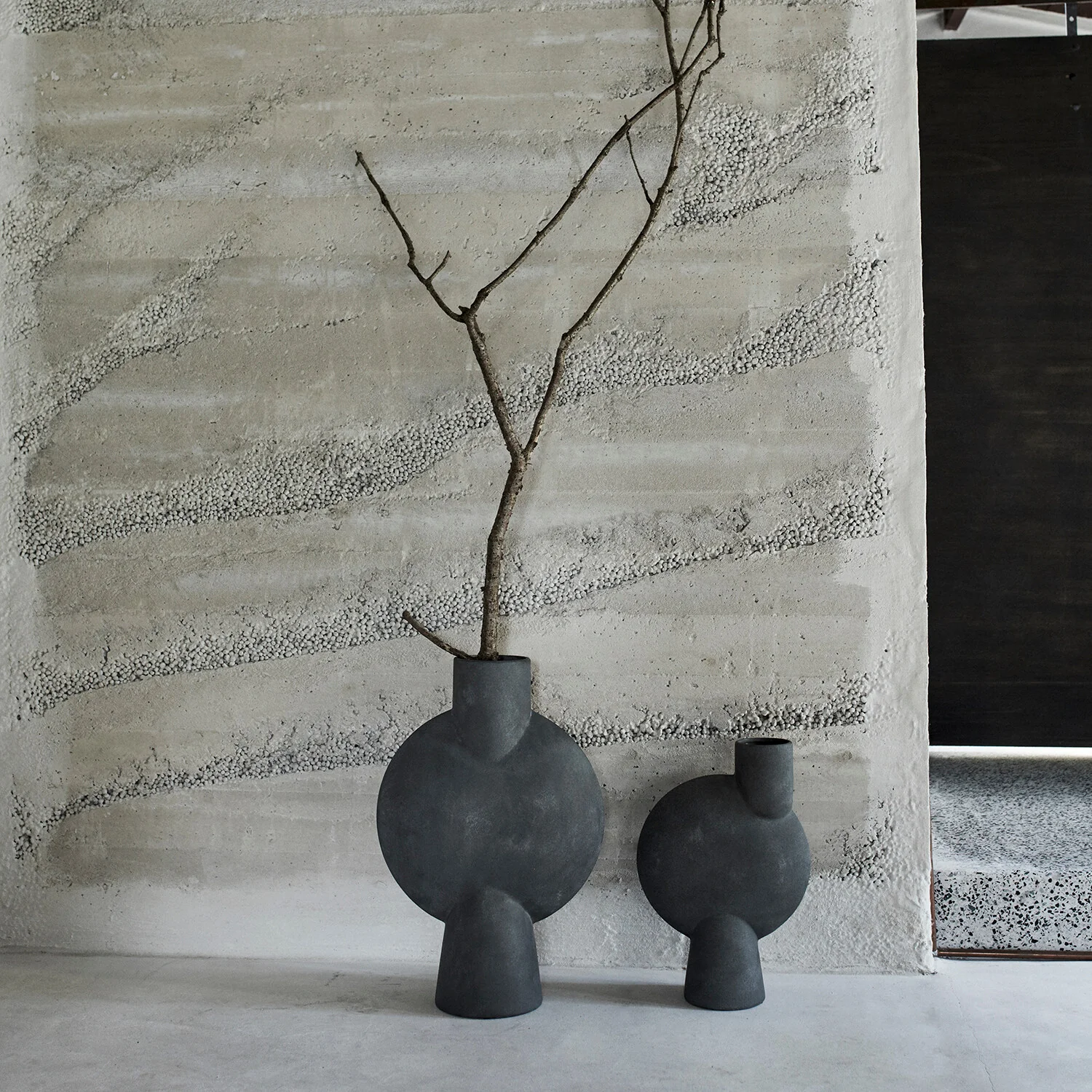 Sphere Vase Bubl, Hexa - Dark Grey - Image 4
