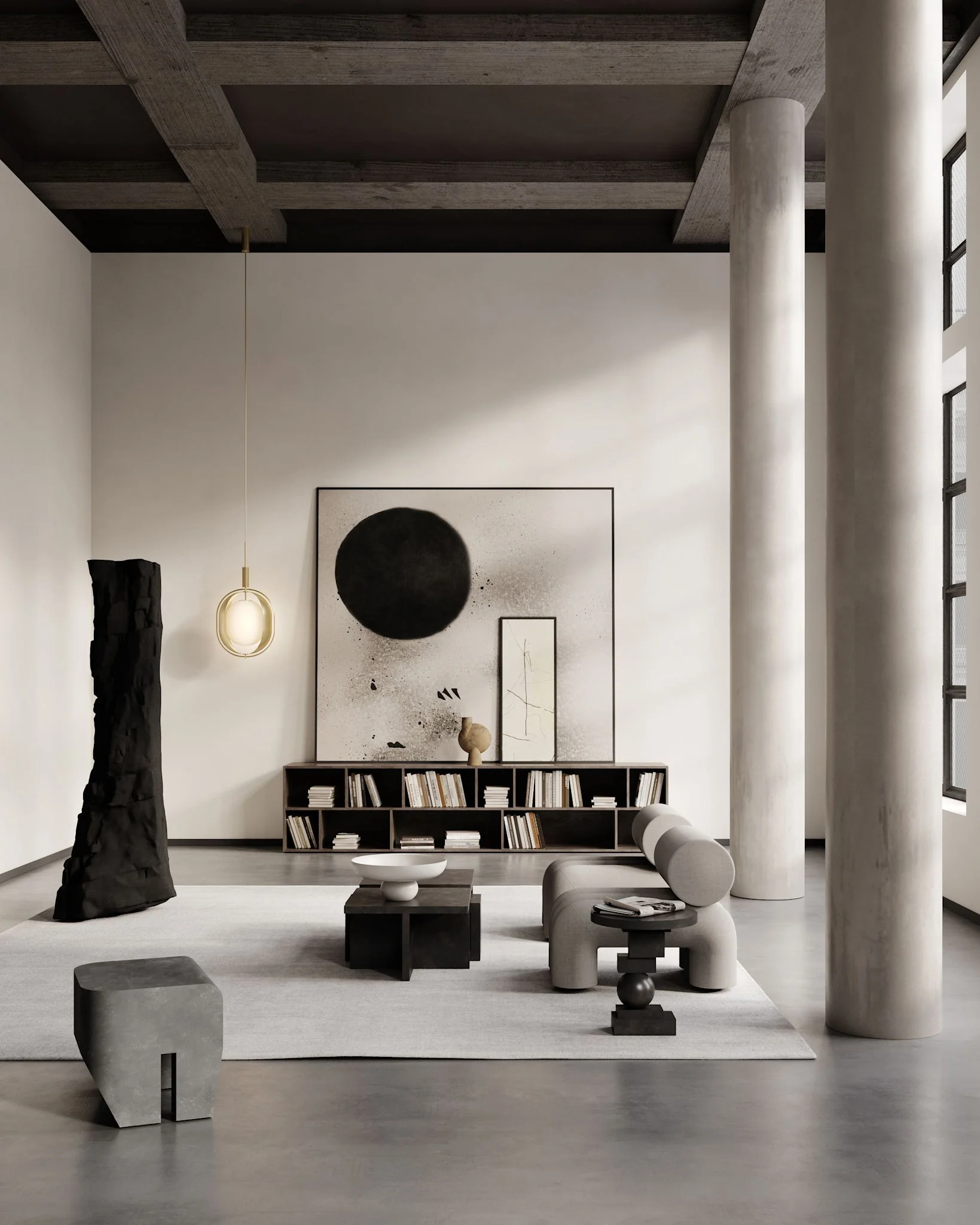 Sphere Vase Bubl, Medio - Ocher - Image 5