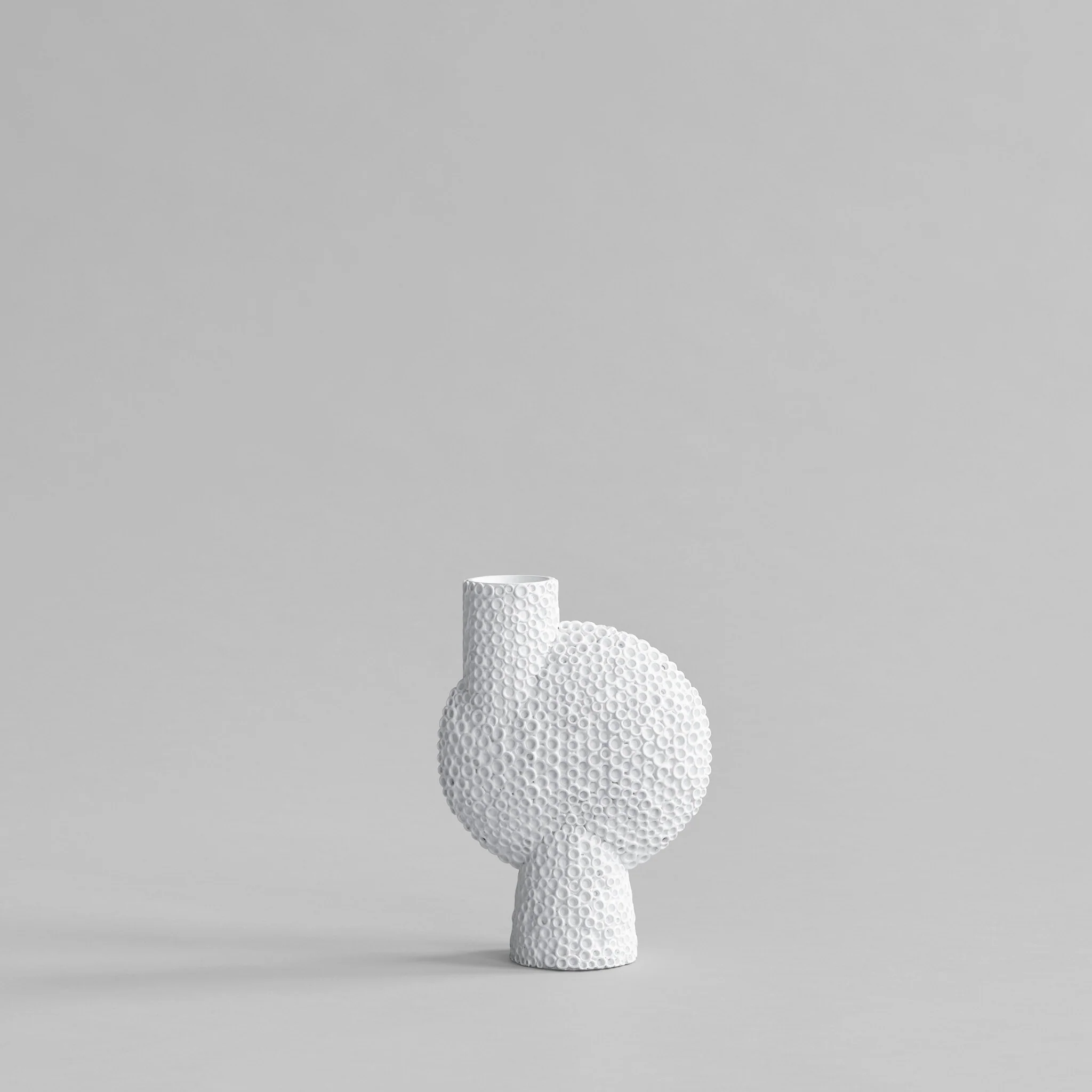 Sphere Vase Bubl Shisen, Medio - Bone White