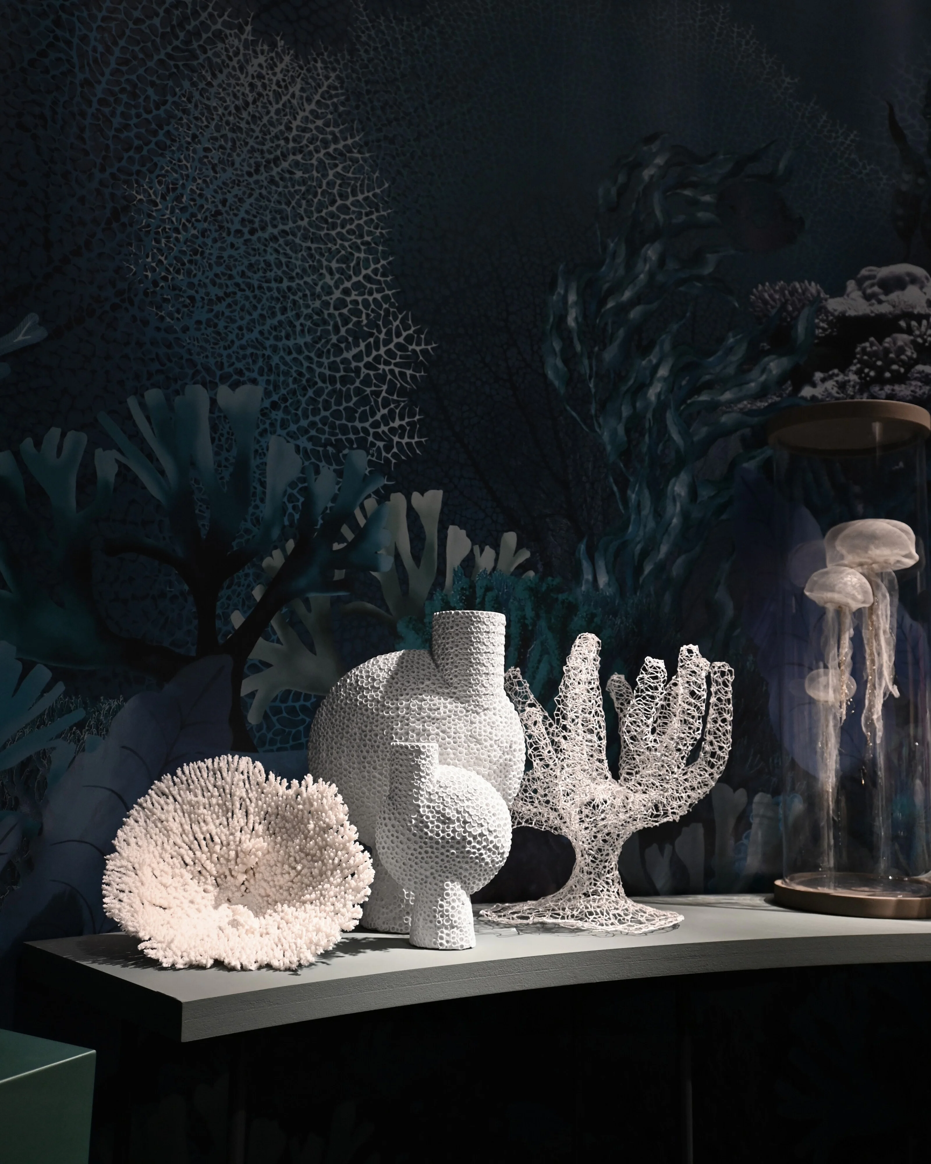 Sphere Vase Bubl Shisen, Medio - Bone White - Image 2