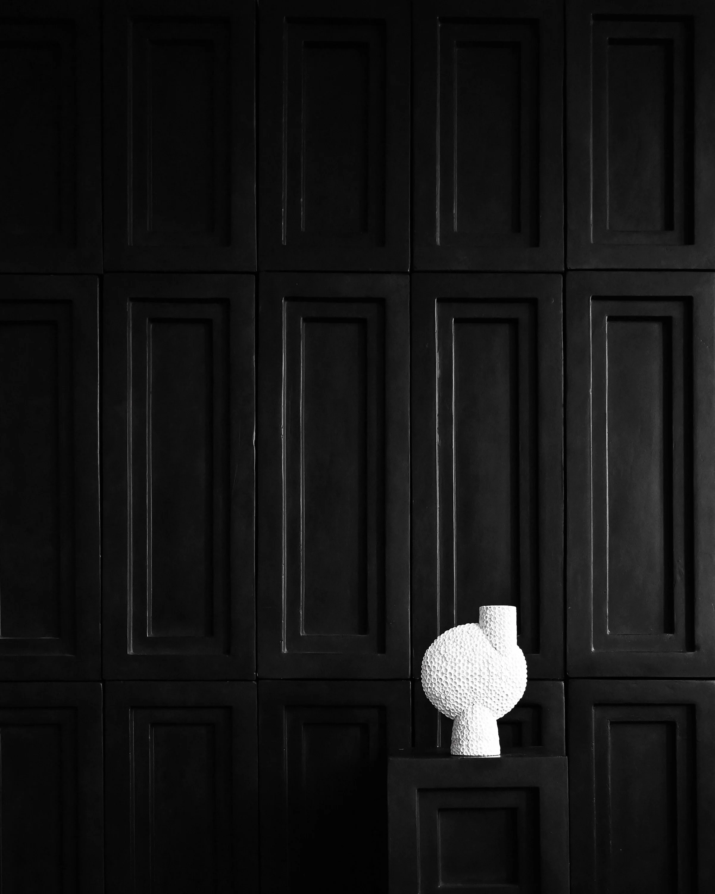 Sphere Vase Bubl Shisen, Medio - Bone White - Image 5