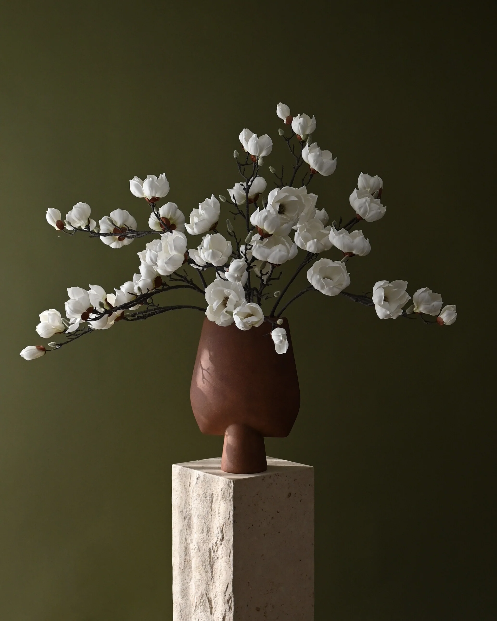 Sphere Vase Square, Big - Terracotta - Image 3
