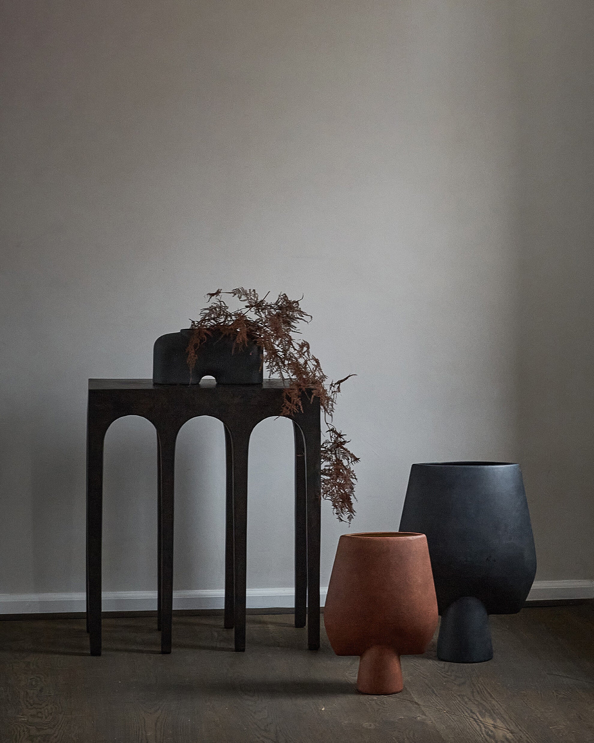 Sphere Vase Square, Hexa - Black - Image 6
