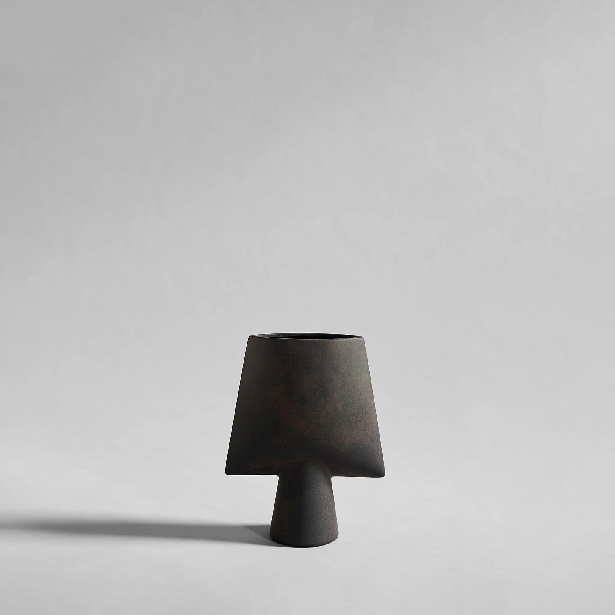 Sphere Vase Square, Mini - Coffee