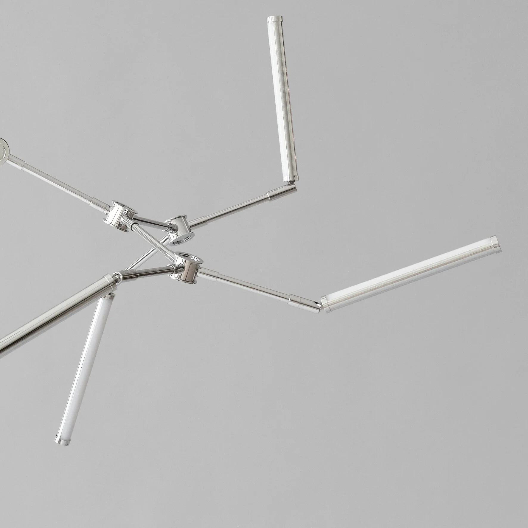 Stick Chandelier, Mini - Chrome - Image 3