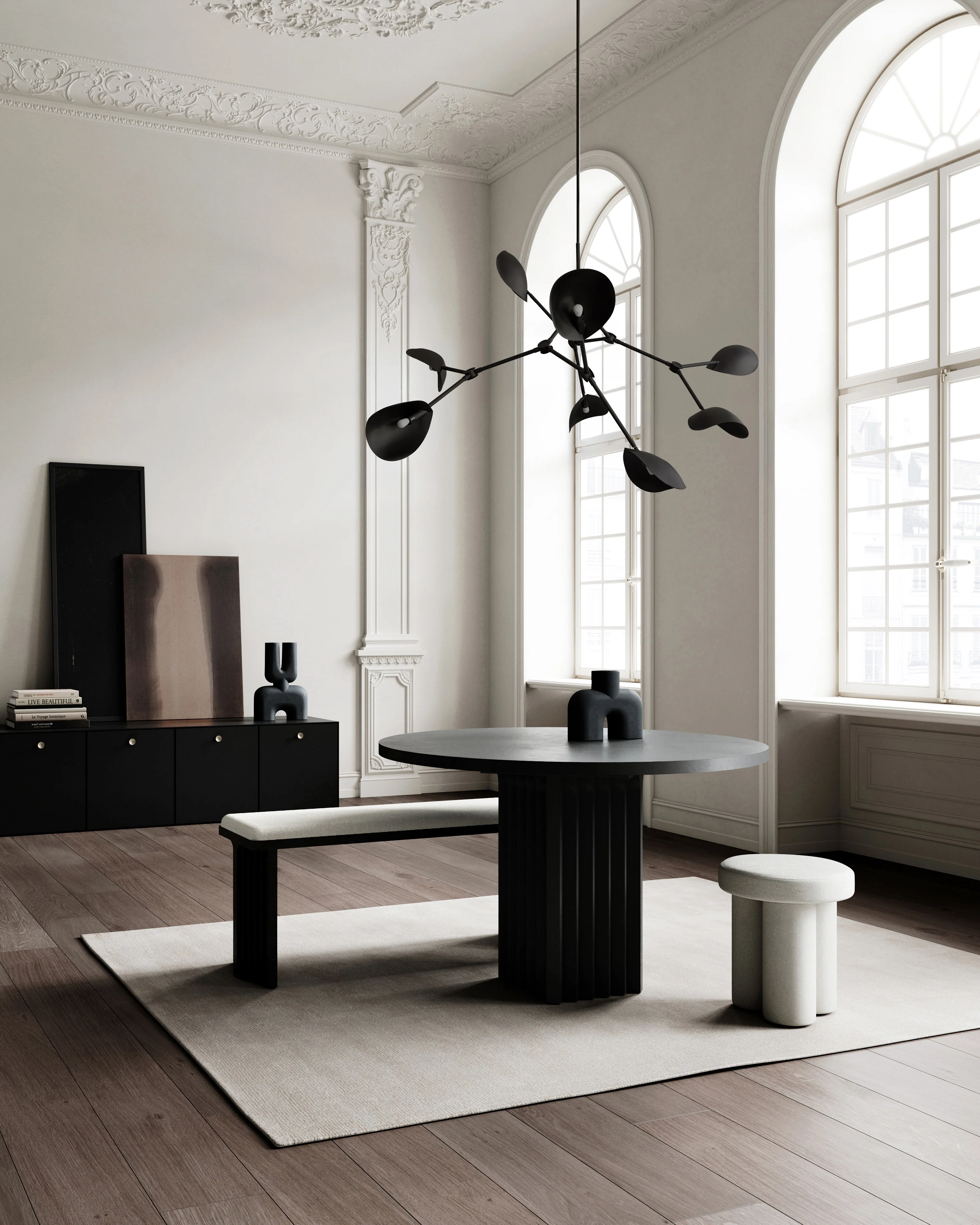 Stingray Chandelier - Burned Black (5m) - Image 3