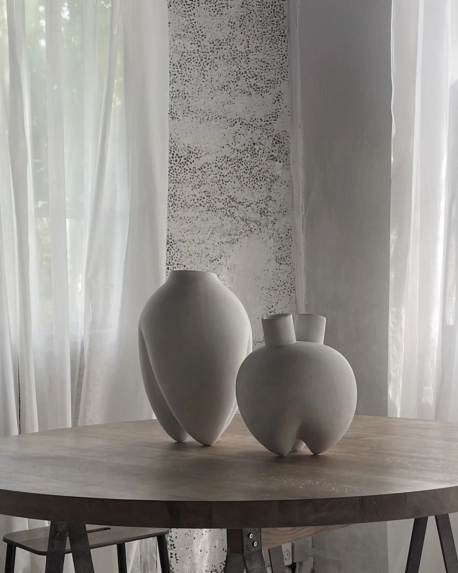 Sumo Vase, Horns - Bone White - Image 4
