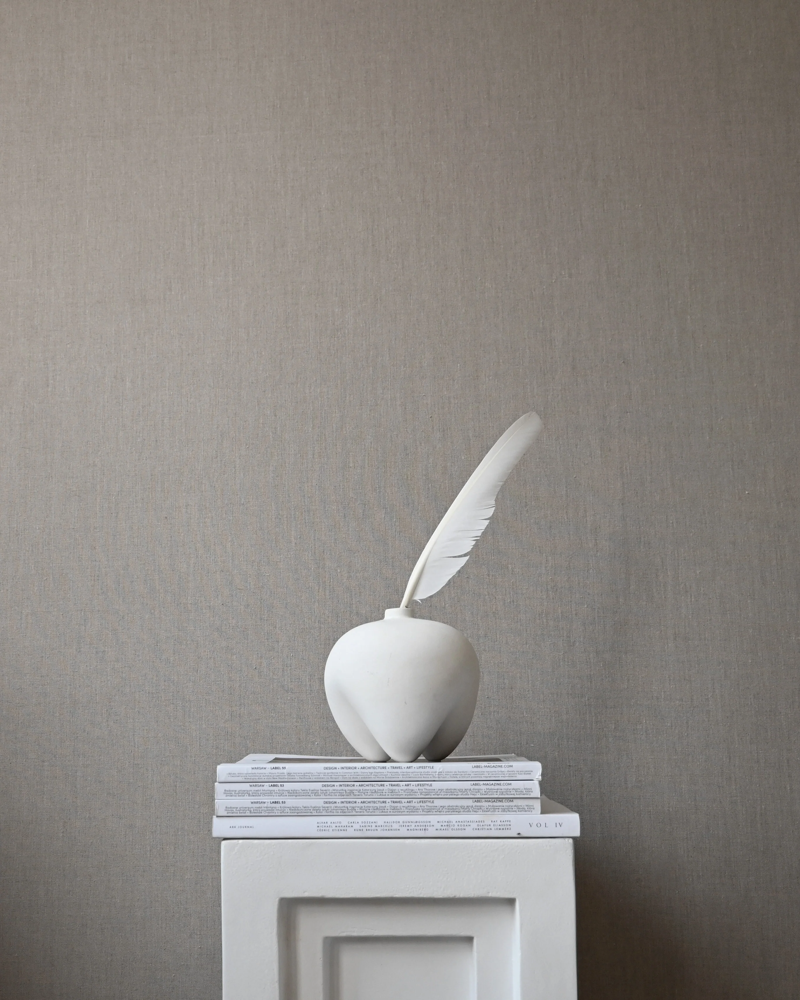 Sumo Vase, Petit - Bone White - Image 5