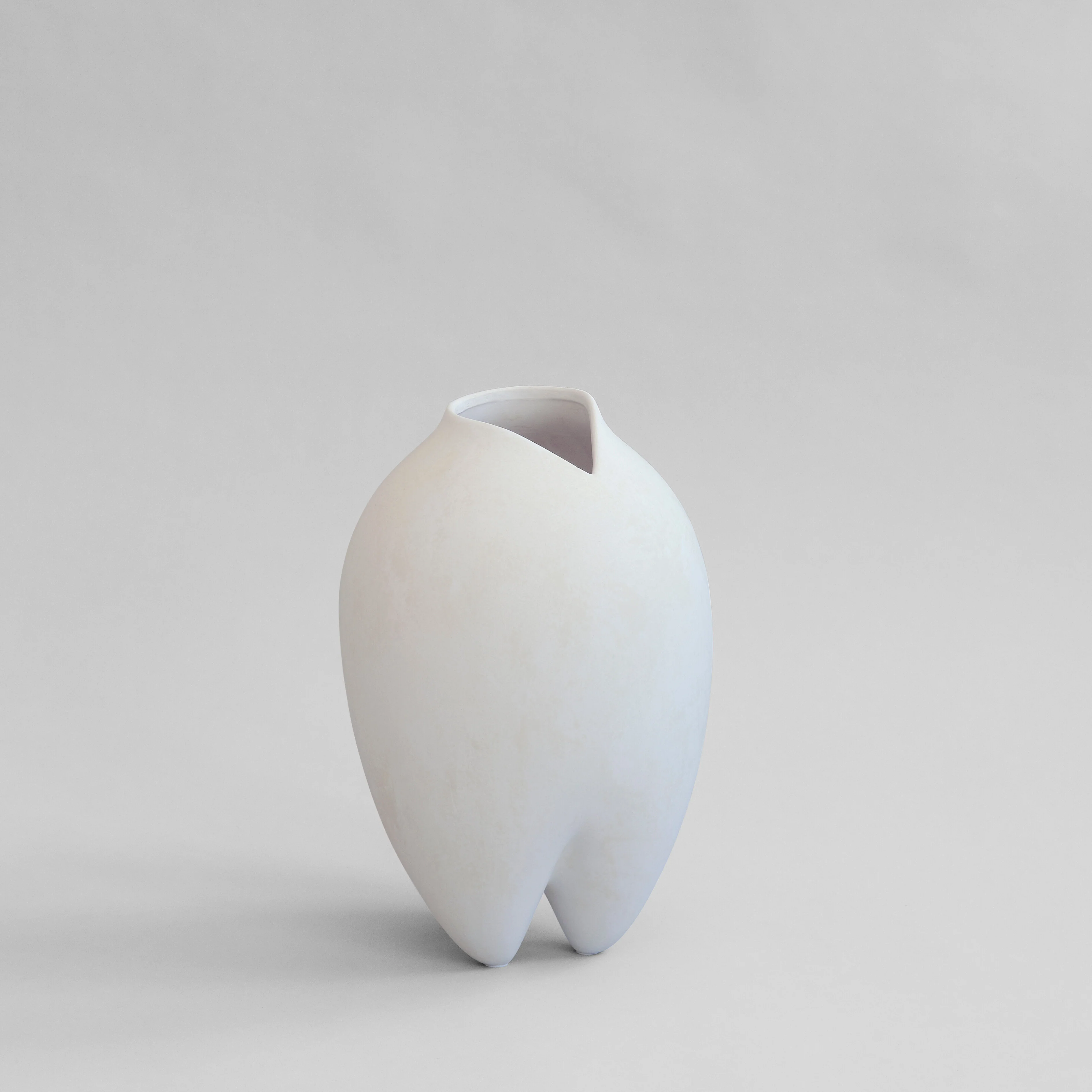 Sumo Vase, Slim - Bone White