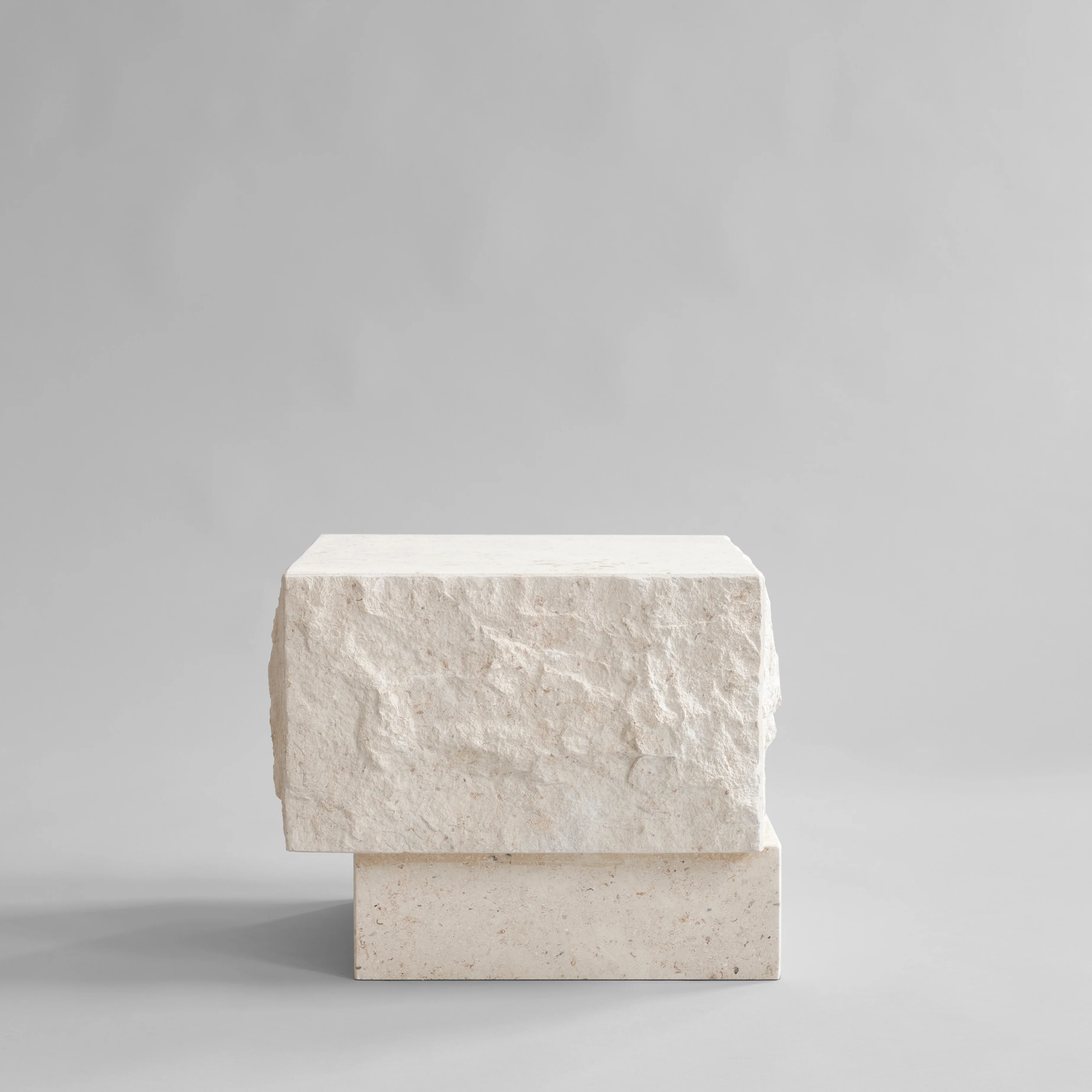 Temple Coffee Table, Low - Limestone