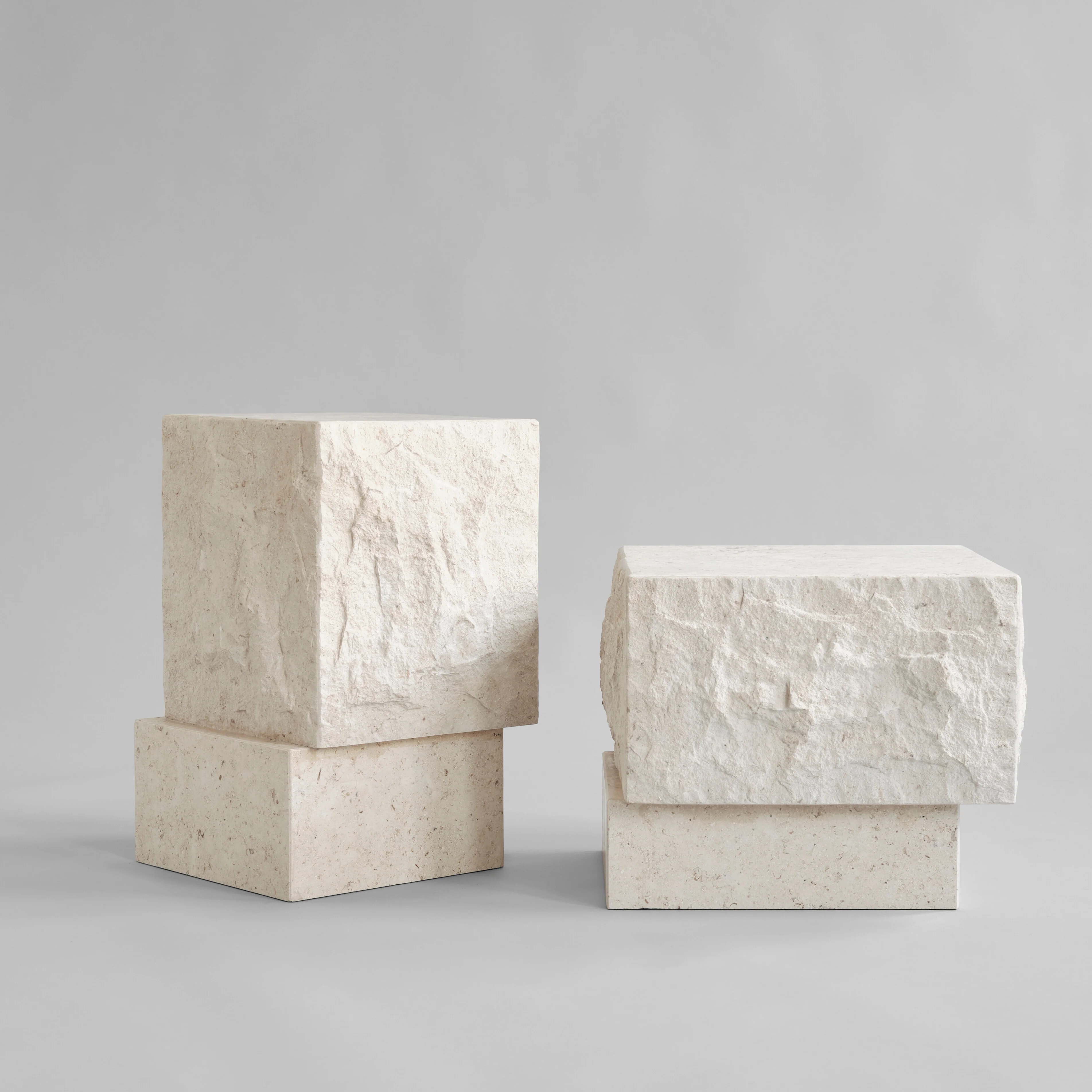 Temple Coffee Table, Low - Limestone - Image 10