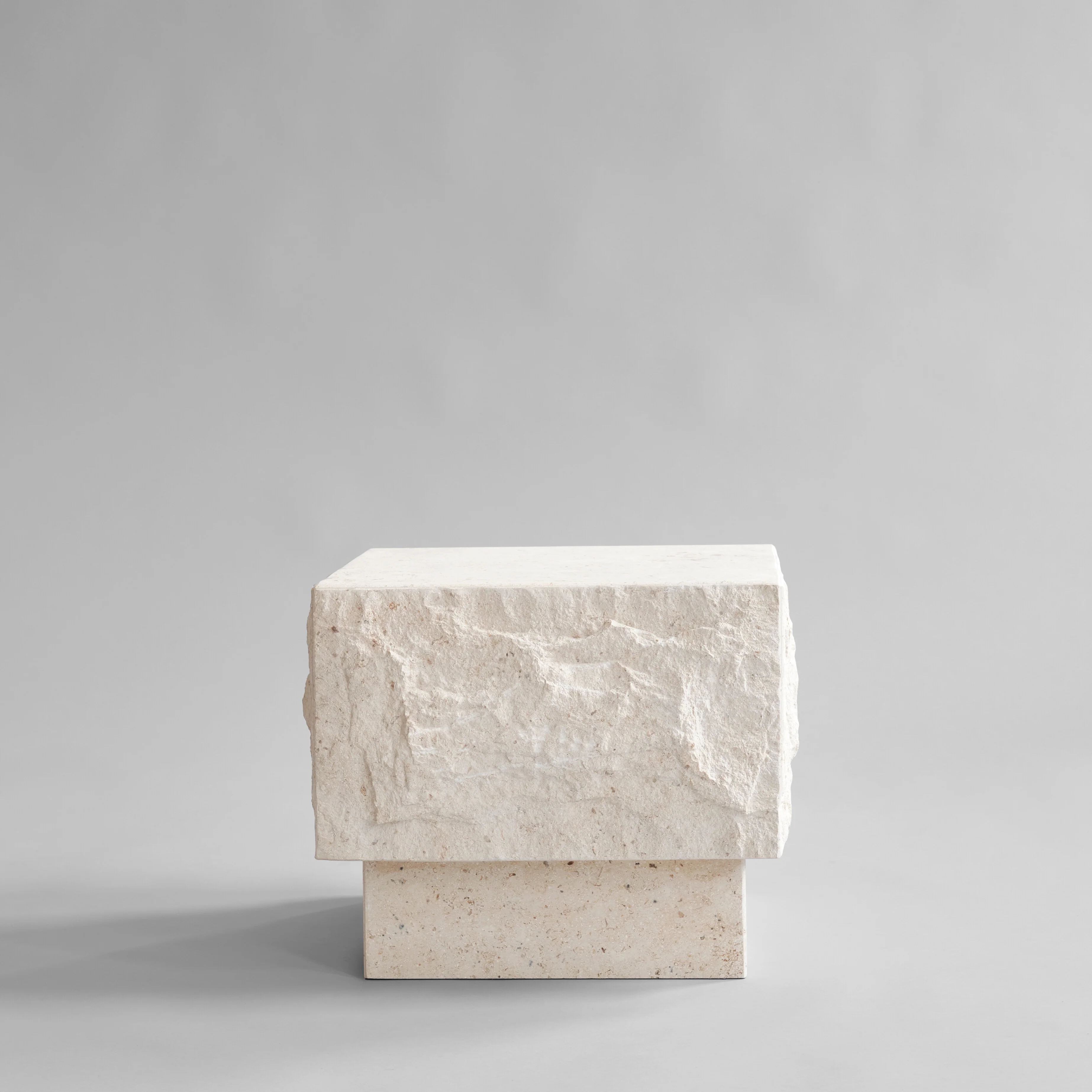 Temple Coffee Table, Low - Limestone - Image 8