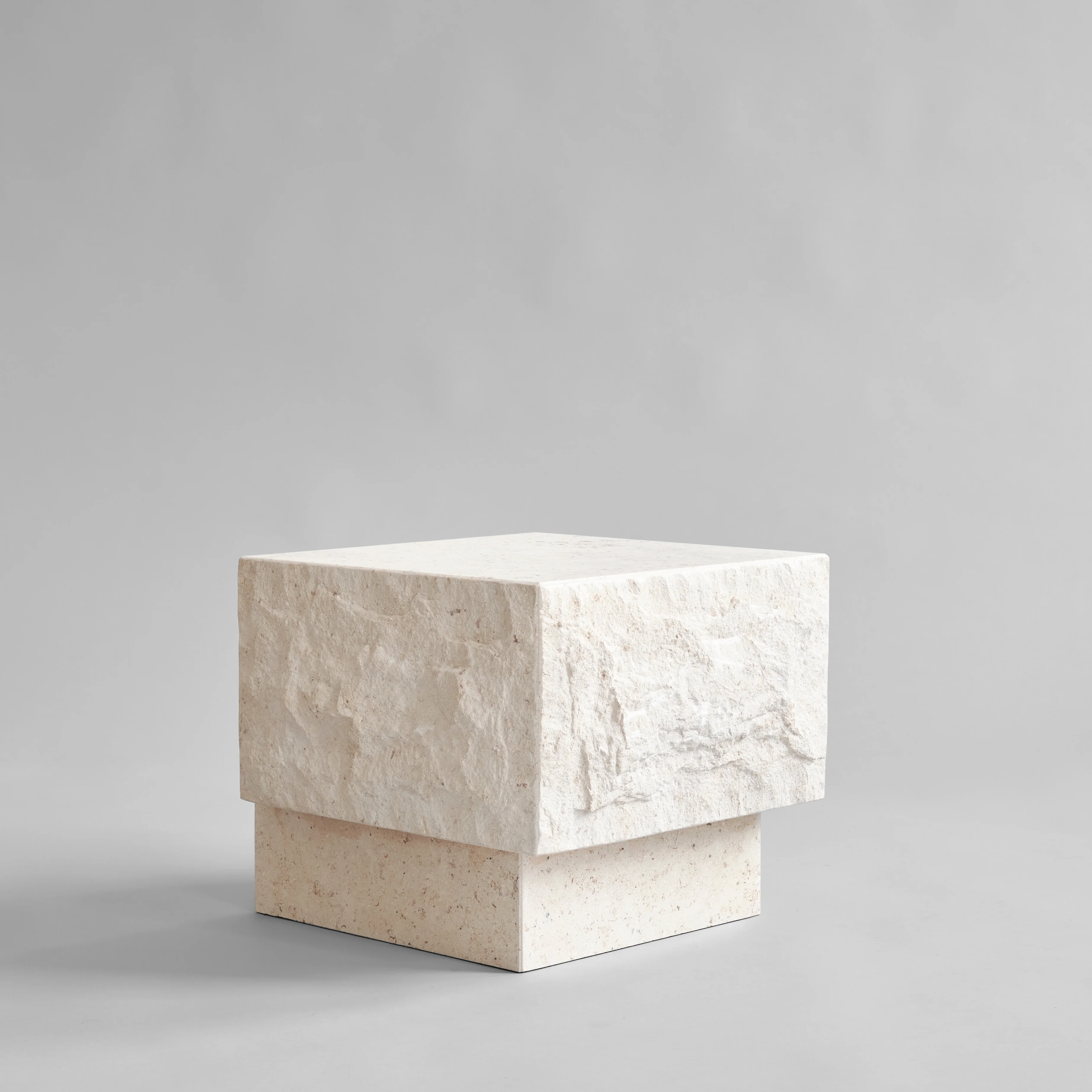 Temple Coffee Table, Low - Limestone - Image 9
