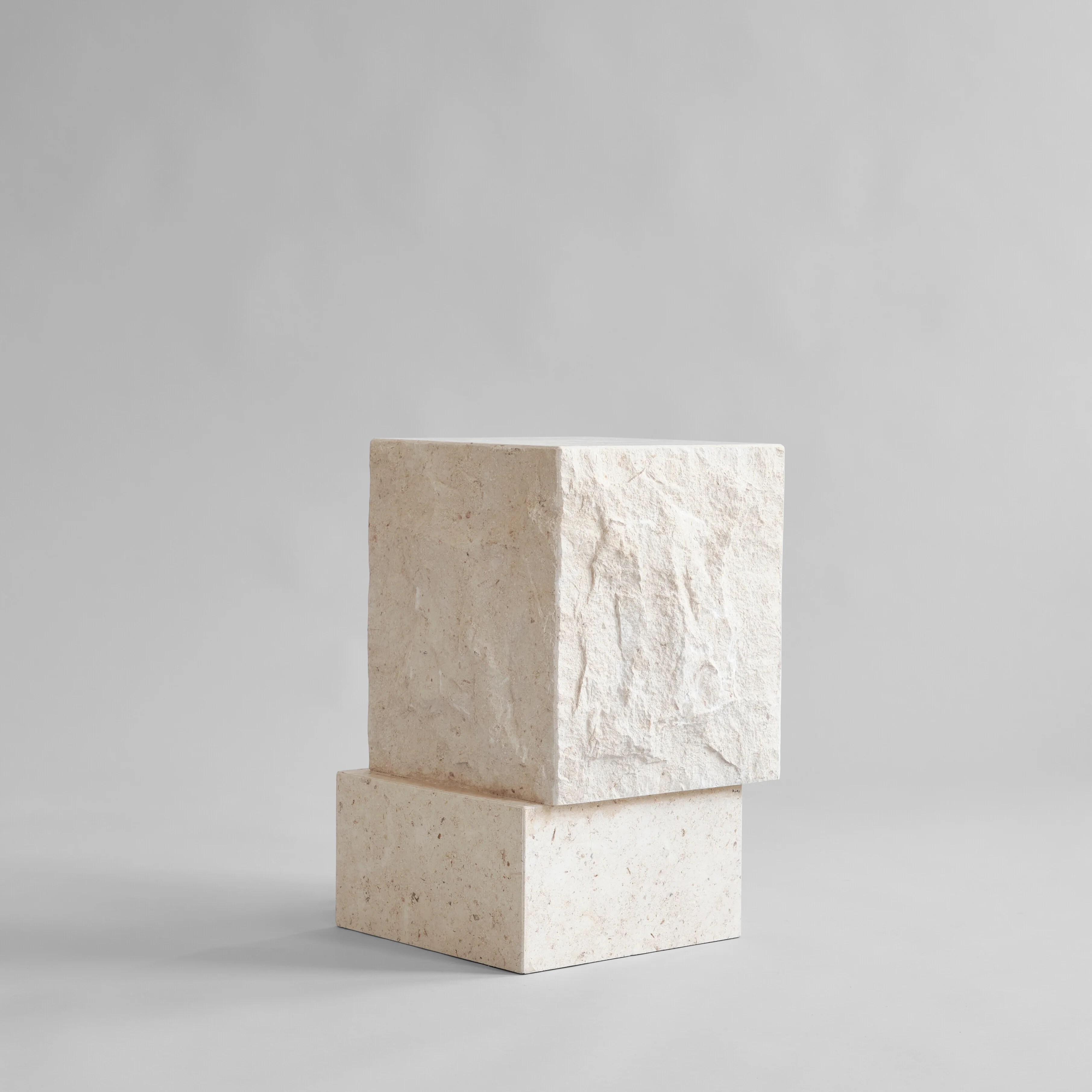 Temple Coffee Table, Tall - Limestone - Image 9