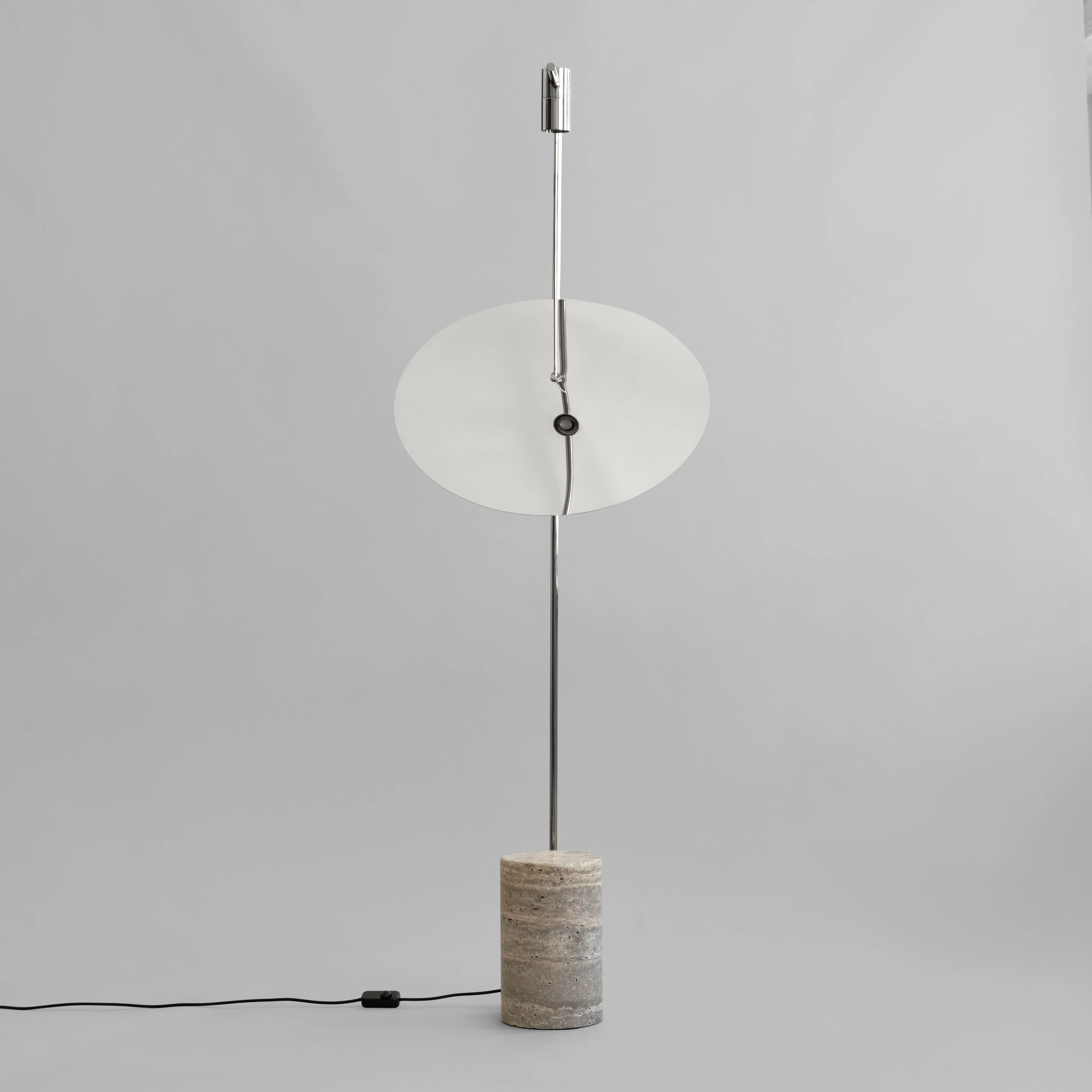 The Moon Floor Lamp - Chrome - Image 4