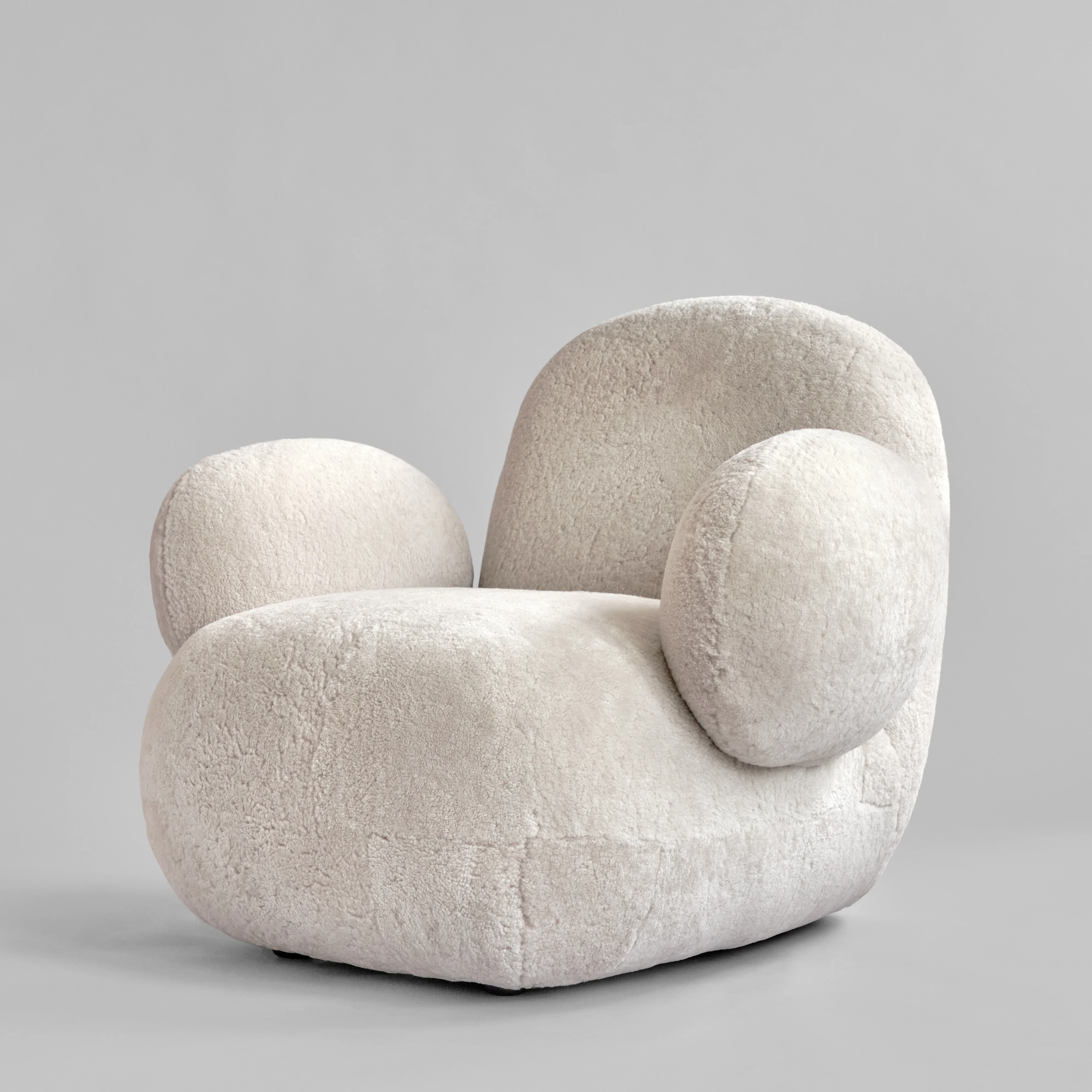 Toe Armchair, Flat - Sheepskin - Image 3