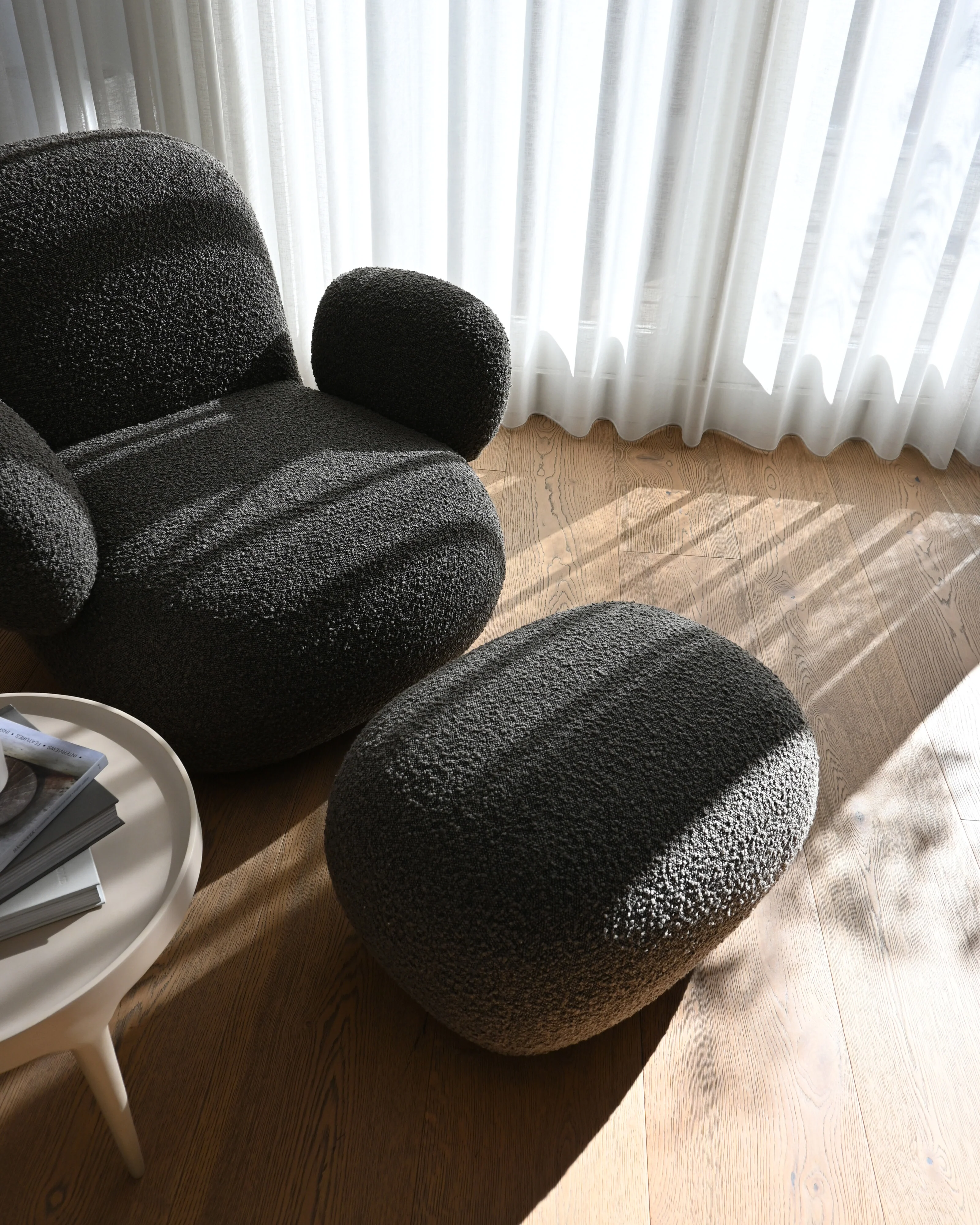 Toe Ottoman - Deep Taupe (A2635) - Image 3