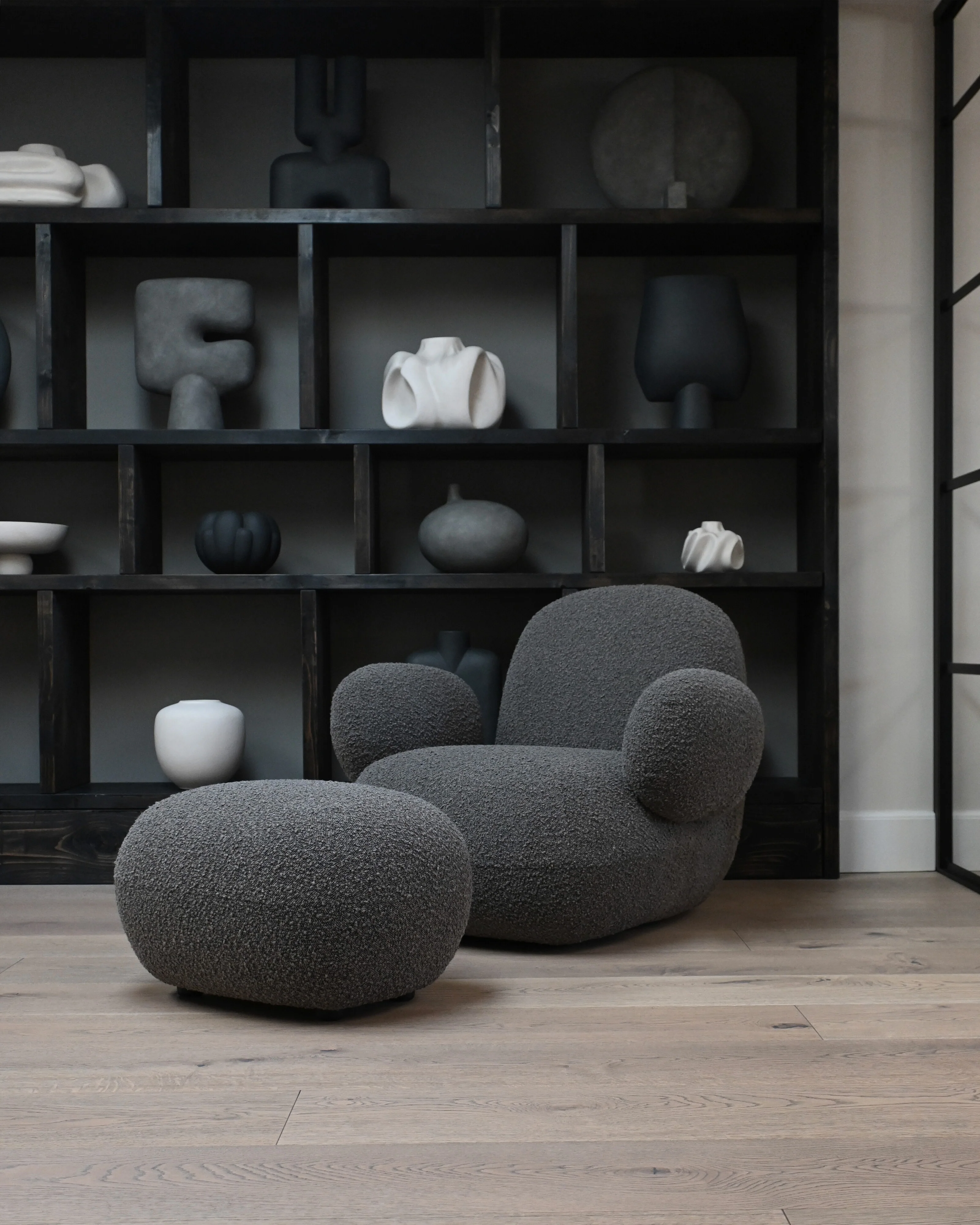 Toe Ottoman - Deep Taupe (A2635) - Image 4