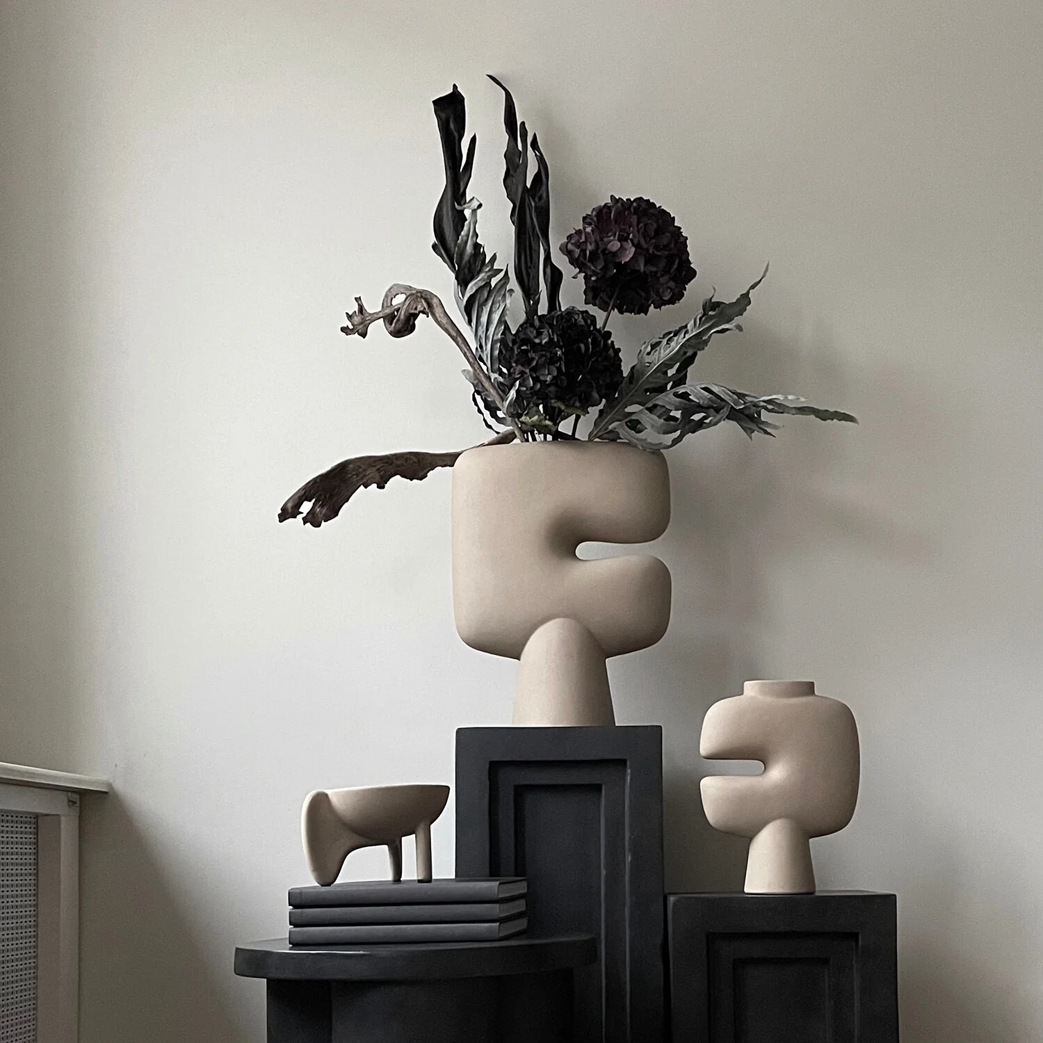 Tribal Vase, Big - Sand - Image 5