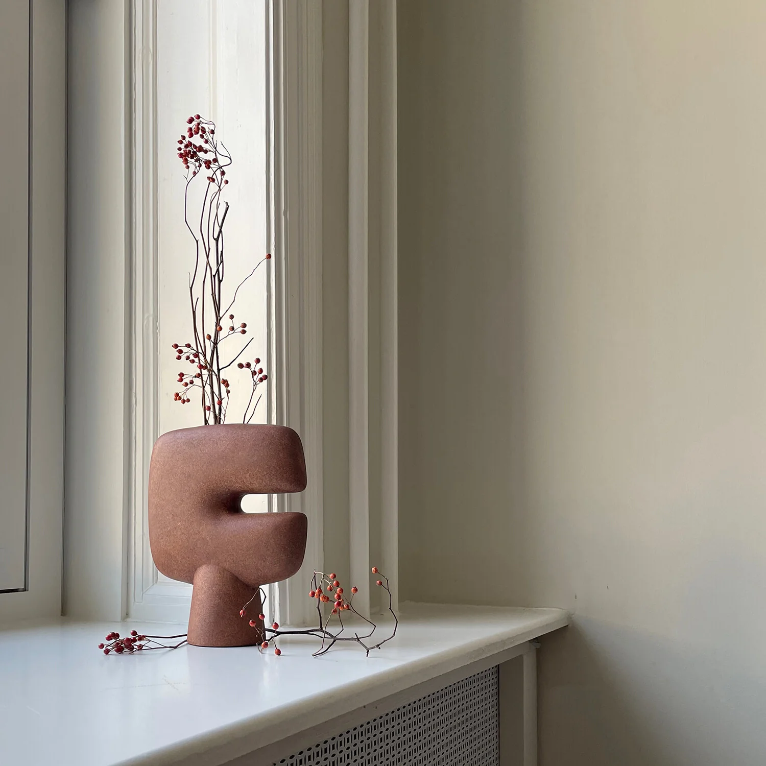 Tribal Vase, Mini - Terracotta - Image 3