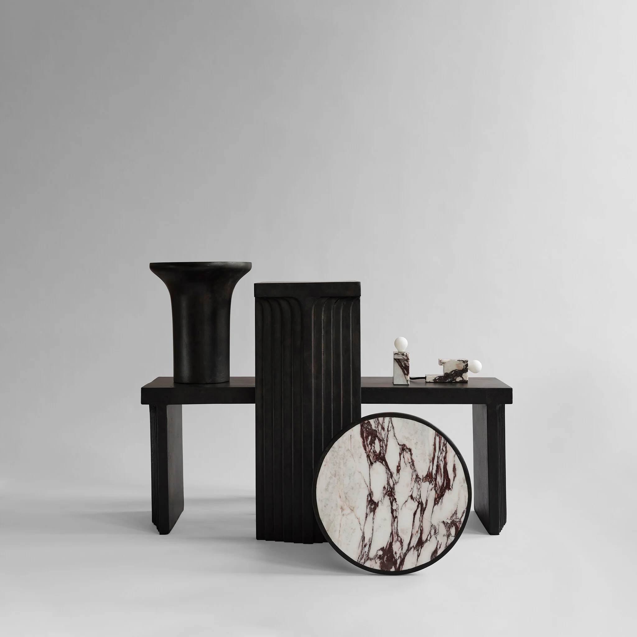 Trumpet Table, Tall - Calacatta - Image 11