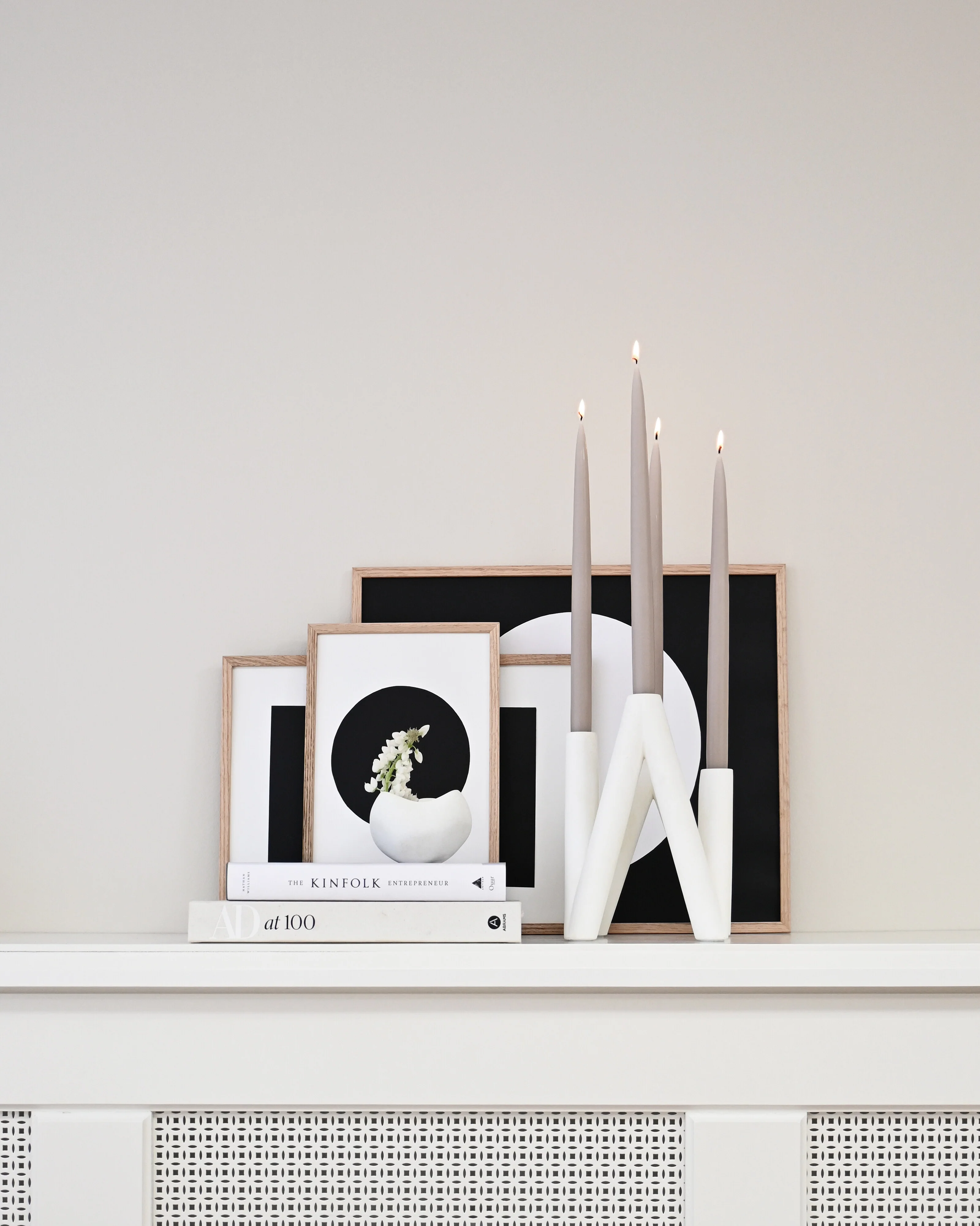 W Candle Holder - Bone White - Image 3