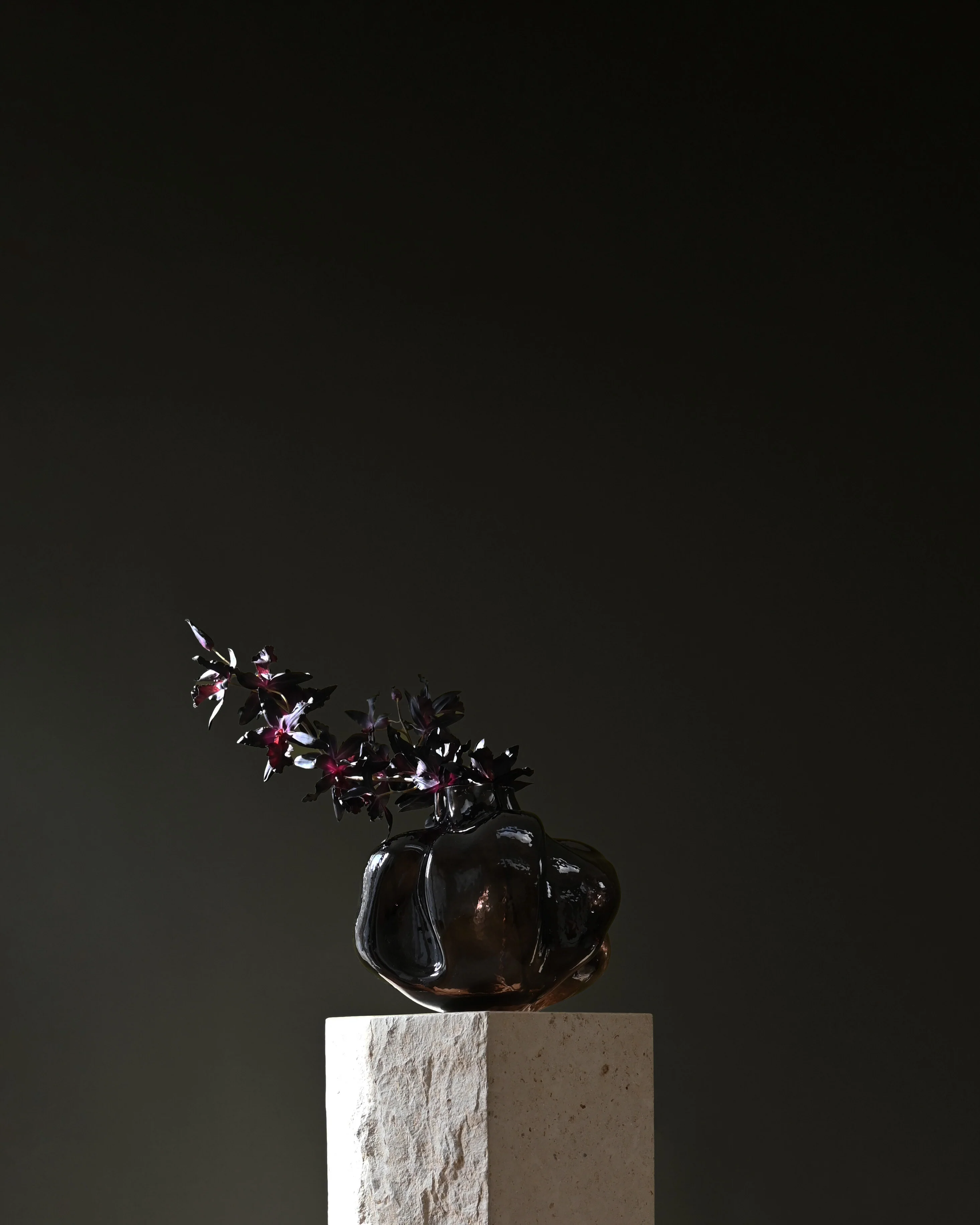 Wabi Vase, Medio - Smoked Forest - Image 5